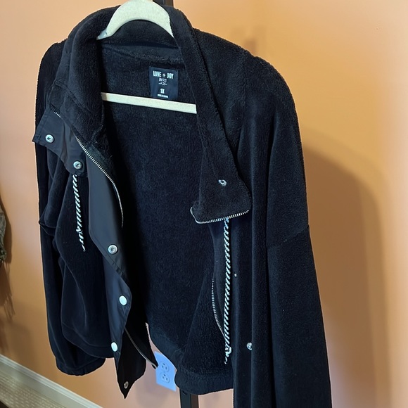 Love + Joy fleece jacket size 1x - Picture 5 of 12